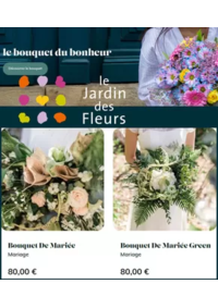 Prospectus Le Jardin des Fleurs POITIERS GRAND LARGE - ST BENOÎT  : Bouquet du bonheur