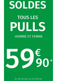 Prospectus Mise Au Green LILLE : Soldes : jusqu'à -50% et plus ! Du 08 janvier au 04