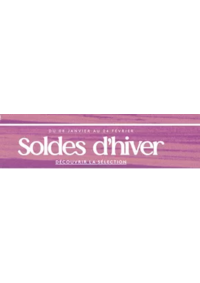 Prospectus Revendeur Banana Moon ANTIBES : Soldes d'Hiver