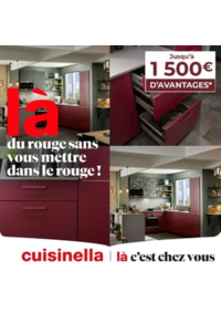 Prospectus cuisinella CONFLANS-EN-JARNISY : Vous allez tomber red : jusqu’au 31 janvier, profitez de nos offres jusqu'à 1 500€ d’avantages