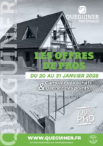 Prospectus Quéguiner matériaux : Les offres Pros 2025