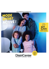 Prospectus distri-center La Ville-aux-Dames : Mode sport activé !