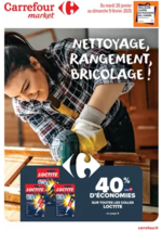 Prospectus Carrefour Market : BRICOLAGE, NETTOYAGE, RANGEMENT !