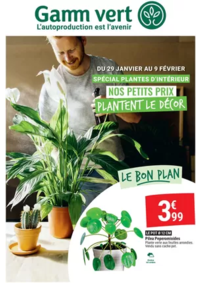 Prospectus Gamm vert : Spécial plantes d'intérieur