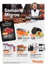 Prospectus Migros Supermarché : Jetzt spare mit üse Deals