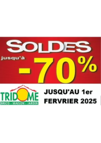 Prospectus Tridôme MENDE : Soldes