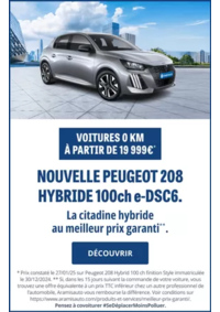 Prospectus Aramis Metz : Nouvelle Peugeot 208 hybride