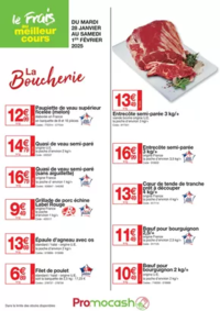 Prospectus Promocash Bourg en Bresse : La boucherie