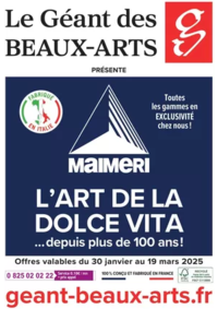 Prospectus Le Géant des Beaux-Arts MONTPELLIER : L'art de la dolce vita