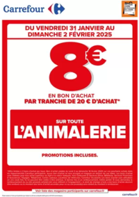 Prospectus Carrefour ORLEANS : OPERATION BON D’ACHAT SUR L’ANIMALERIE