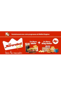 Prospectus Burger King LILLE : Les Mercredeal Famille