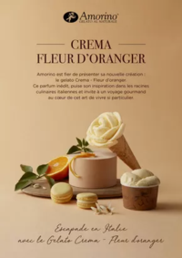 Prospectus Amorino Amboise : CREMA FLEUR D'ORANGER