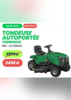 Bon plan chez Verts Loisirs ! - Verts Loisirs