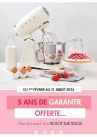 Prospectus Copra LUZ SAINT SAUVEUR : SMEG VOUS OFFRE 5 ANS DE GARANTIE