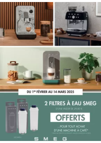 Prospectus Copra YERVILLE : Smeg vous offre 2 filtres à eau d'une valeur de 29,80 €