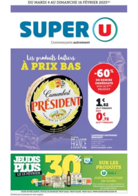 Prospectus Super U ST AIGNAN : Spécial produits laitiers