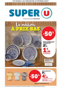 Prospectus Super U PRADES : Spécial Maison