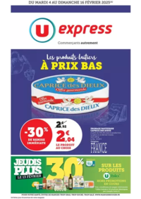 Prospectus U Express ROUGEMONT : Spécial produits laitiers