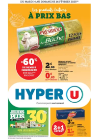 Prospectus Hyper U : Spécial produits laitiers