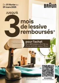 Prospectus Copra ARGELES GAZOST : Braun vous rembourse jusqu'à 3 mois de lessive