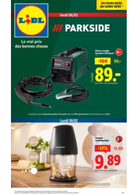 Prospectus Lidl SAINT LEONARD : Nouvel arrivage Parkside chez Lidl! Faites le plein de bonnes affaires.