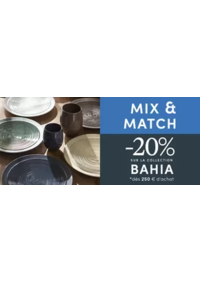 Prospectus Guy Degrenne : Jusqu'au 4 mars profitez de -20% sur les collections BAHIA et GOURMETS à partir de 250€ d'achats sur ces collections !