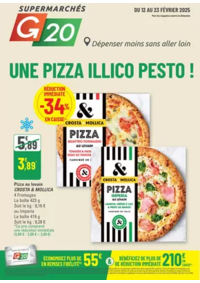 Prospectus G20 IFFENDIC : UNE PIZZA ILLICO PESTO !