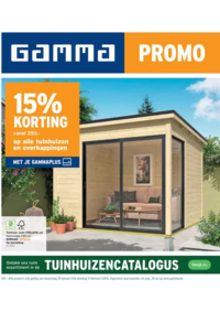 Prospectus GAMMA IEPER : Tuinhuizen Catalogus!