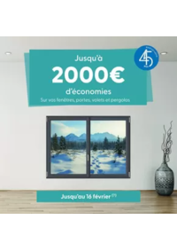 Prospectus Tryba GUNDERSHOFFEN : Jusqu'à 2000€ d'économies Sur vos fenêtres, portes, volets et pergolas