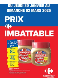 Prospectus Carrefour DAX : Carrefour PRIX IMBATTABLE DU 30 JANVIER AU 2 MARS 2025