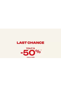 Prospectus Undiz PARIS ESPACE COMMERCIAL ST LAZARE PARIS : Last chance tout à -50 %