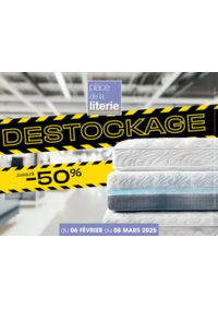 Prospectus Place de la literie POLIGNAC : Destockage Jusqu'à -50%