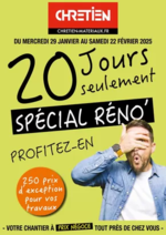 Promos et remises  : 20 JOURS SEULEMENT SPÉCIAL RÉNO'