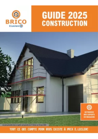 Prospectus Brico E.Leclerc PARTHENAY : Guide Construction 2025