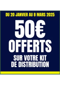 Prospectus Top Garage GARAGE DE L'ILE : 50€ OFFERTS SUR VOTRE KIT DE DISTRIBUTION !