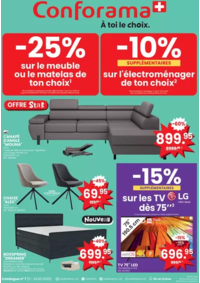 Prospectus Conforama Chur : Conforama reklamblad - FR