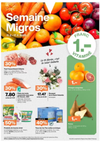 Prospectus Migros La Chaux-de-Fonds Les Eplatures : Rabatt und Aktione