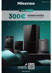 Prospectus Boulanger Annecy Seynod : OFFRE Hisense : jusqu'à 300€ remboursés !