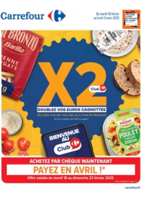 Prospectus Carrefour ANGERS C.C Grand Maine : DOUBLEZ VOS EUROS CAGNOTTÉS