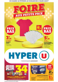 Prospectus Hyper U ECOMMOY : Foire petits prix