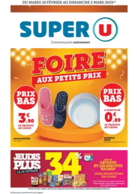 Prospectus Super U Laissaud : Foire petits prix