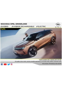 Prospectus Distributeur OPEL SUD AUTO SARL PAVIE : Opel Nouveau Grandland