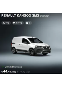 Prospectus Sixt MARSEILLE - FARA LOC : Renault Kangoo 3m3