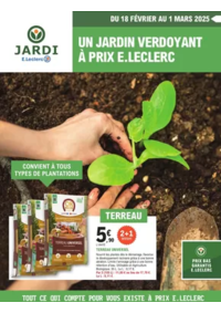 Prospectus Jardi E.Leclerc CROZON : Un jardin verdoyant à prix E.Leclerc