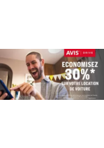 Promos et remises  : Économisez 30 % sur les locations en France avec Avis Drive