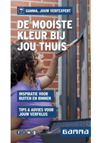 Prospectus GAMMA OVERIJSE : DE MOOISTE KLEUR BIJ JOU THUIS