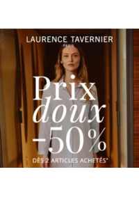 Prospectus Yves Delorme Paris 153 rue Saint Honoré : Prix doux Jusqu'à -40%