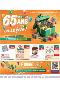 Prospectus Supermarchés Match Piennes : 65 ANS ça se fête !