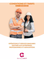 Promos et remises  : OPÉRATIONS ET SERVICES BANCAIRES DESTINÉS AUX ENTREPRISES, PROFESSIONNELS ET ASSOCIATIONS