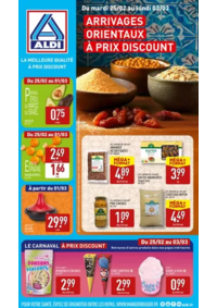 Prospectus Aldi Frignicourt : ARRIVAGES ORIENTAUX À PRIX DISCOUNT